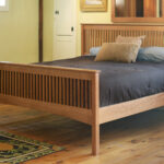 bedroom furniture beds mission spindle bed 1 Mission Spindle Bed