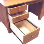 desks bookcases home office double pedestal desk drawers Double Pedestal Desk