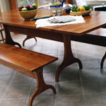 shaker style 0088 chairs stools seating harvard trestle bench lifestyle 1 Trestle Bench