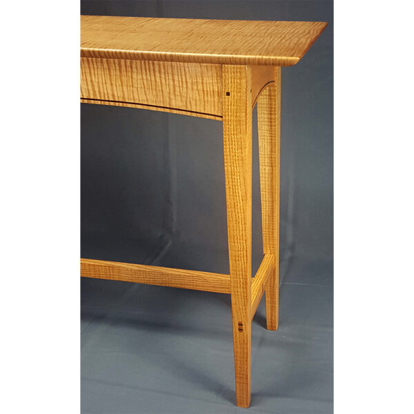 shaker style 0104 accent tables stretcher table hall sofa occasinal tables wedged tenons Trestle Accent Table