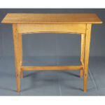 shaker style 0105 accent tables stretcher table hall sofa occasinal tables front Trestle Accent Table